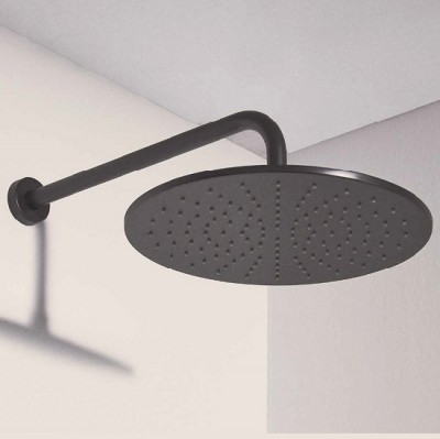 BRAT DUS 400 MM IDEALRAIN PENTRU FIXARE IN PERETE SILK BLACK